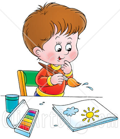 32915-Clipart-Illustration-Of-A-Creative-Little-Boy-Painting-At-A-Table.jpg